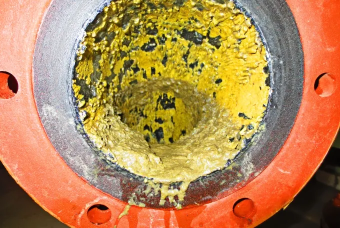 排水管清掃前